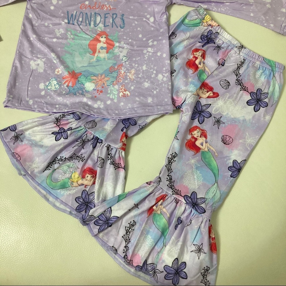 Boutique Ariel 🧜‍♀️ cute long sleeve pants set - Picture 4 of 6